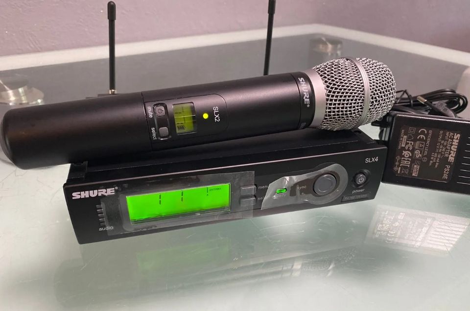 Shure SLX4 & SLX2 mit SM86 Profikapsel Freq:702-726MHz(P4)Zubehör in Berlin