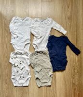 5er Pack H&M Bodys Langarmbodys blau weiß grau Frosch Gr.62 NEU Bielefeld - Sennestadt Vorschau