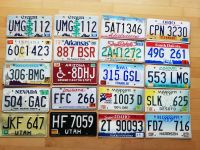 Liscence Plate,USA,20 Stück,Nummernschild,Oldtimer,Caddy,Chevy Nordrhein-Westfalen - Gütersloh Vorschau