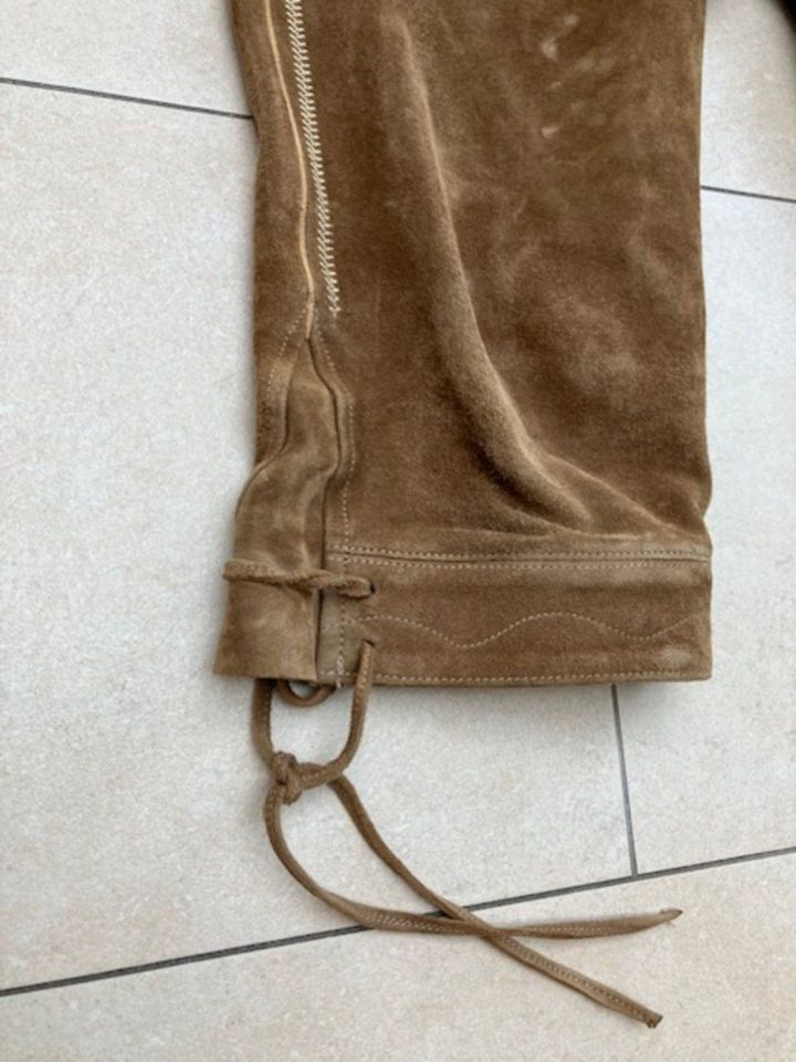 Herren Lederhose Fa. Distler in Gr. 46 Tracht braun in Kelheim