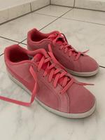 Nike Sneaker (Leder) Pink/Coral Gr. 42 - wie neu Harburg - Hamburg Heimfeld Vorschau