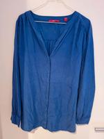 Blaue Bluse mit V-Ausschnitt Hessen - Hirschhorn (Neckar) Vorschau