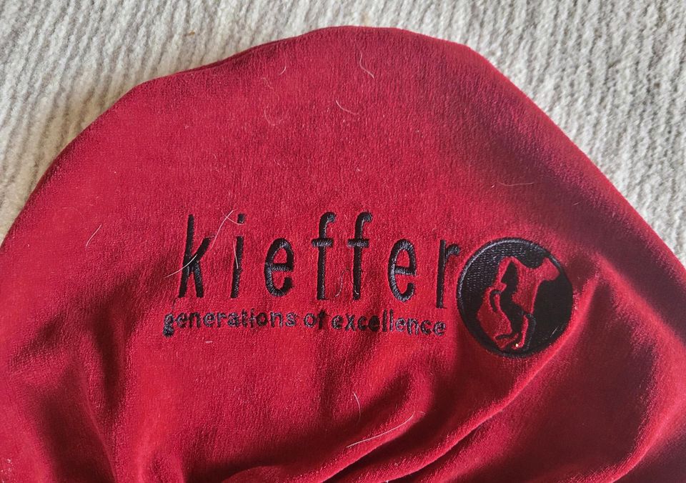 Sattelschoner Kieffer rot WIE NEU in Ottobeuren