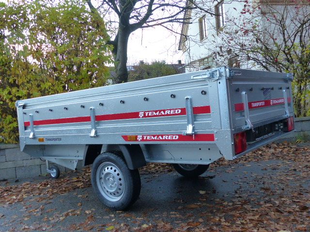 Temared Transporter PKW Hochlader Anhänger 2515 750kg 2,54 X 1,51 in Cham