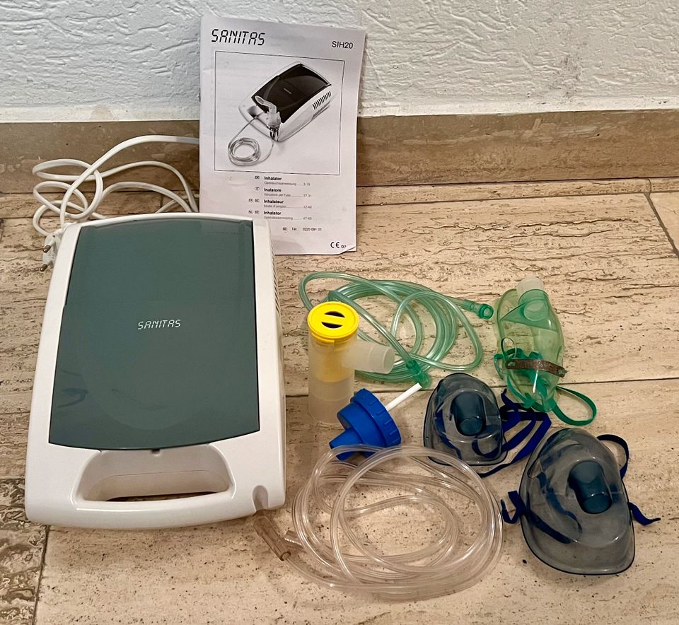 Inhalator SANITAS SIH20 - Inhalationsgerät für Atemwege und Stimm in Gau-Algesheim