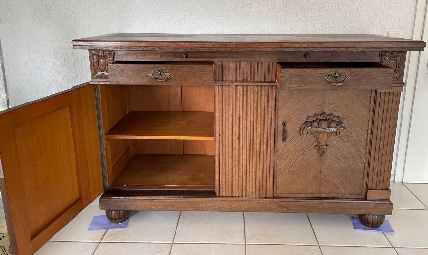 Antike Kommode Handarbeit Sideboard Renaissance Vintage vor 1890 in Radevormwald