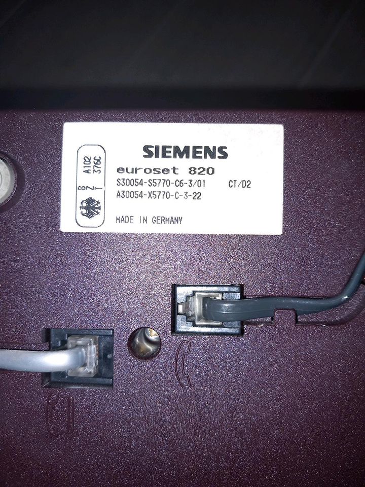 Siemens Euroset 820 Heimtelefon in Steinbach-Hallenberg (Thüringer W)