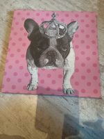 Bild französische Bulldogge mit Krone rosa Niedersachsen - Seelze Vorschau