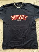 T-Shirt, Aufschrift: Norway, Gr. L, blau, top Zustand, Way Nor Thüringen - Gera Vorschau