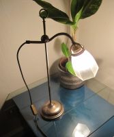 Art Deco Lampe Messing Banker Schreibtischlampe gätztes Glas 192 Nürnberg (Mittelfr) - Kleinreuth b Schweinau Vorschau