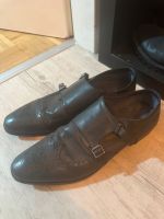 Pierre One Elegante Schuhe Herren 47 schwarz Leder Stiefel Düsseldorf - Oberkassel Vorschau