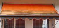 KLEMMMARKISE IN ORANGE - BRAUN 150 CM Hessen - Offenbach Vorschau