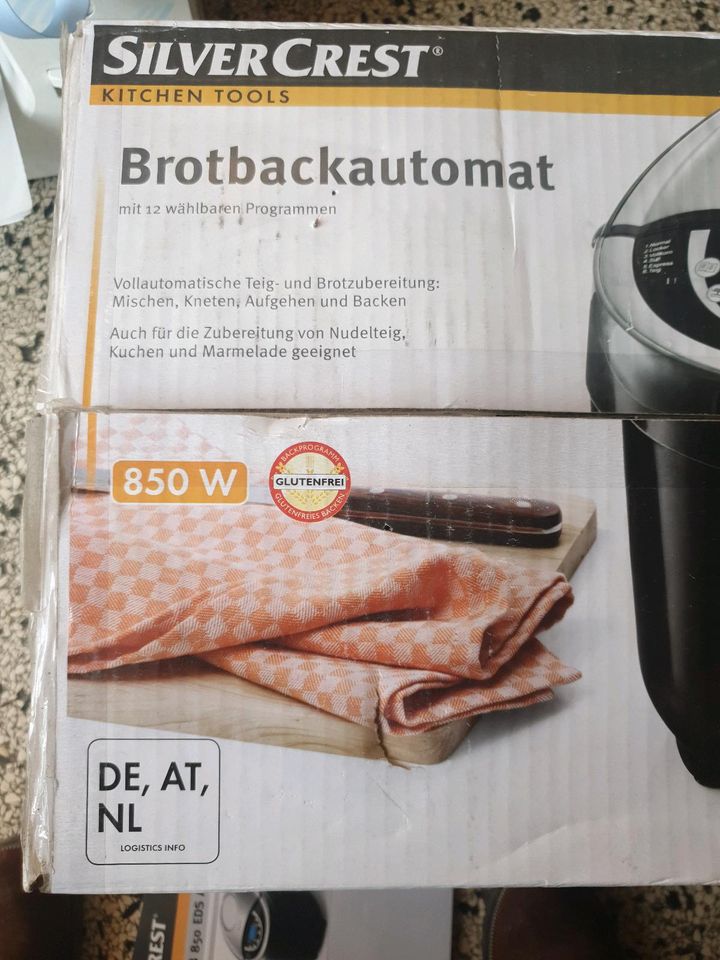 Brotbackautomat Silvercrest SBB 850 EDS A1 ovp. neu in Berlin