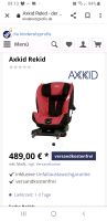 Reboarder Autositz Axkid rekid 9-25kg mit Schonbezug Hessen - Melsungen Vorschau