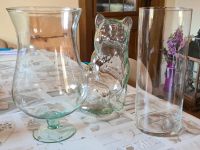 Vasen aus Glas + Glas Katze Bayern - Ebern Vorschau