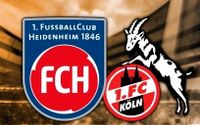 2x Sitzplätze Block G2 - Heidenheim vs. Köln - Bundesliga Bayern - Forchheim Vorschau