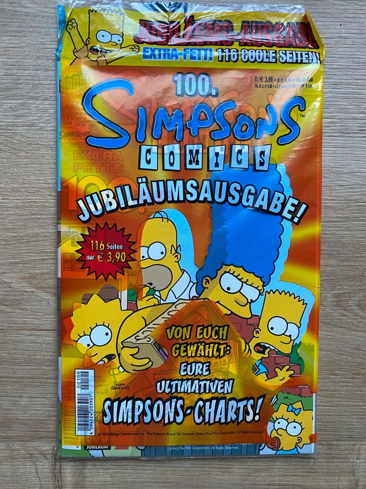 Simpsons Comics #100 OVP eingeschweißt in Düsseldorf