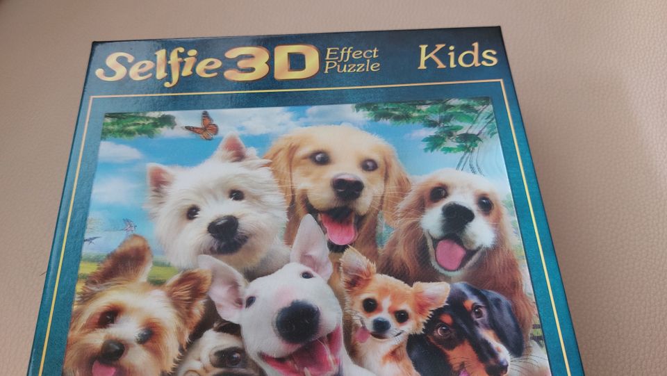 Puzzle, Selfie 3-D, effect, kids, Hunde, 48 Teile in Osnabrück