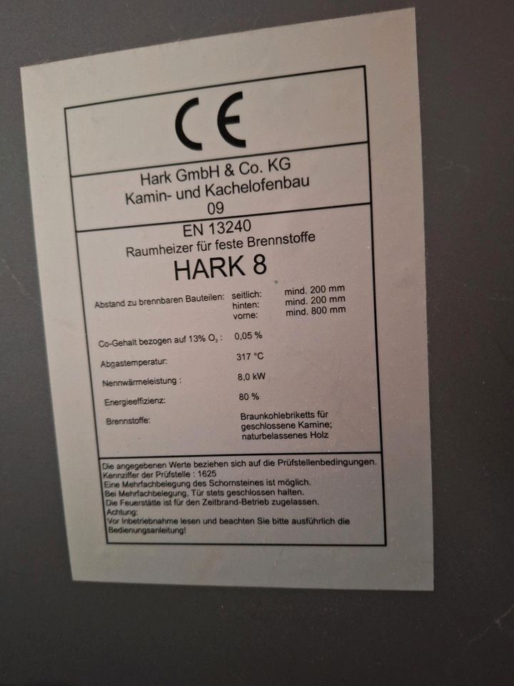 Ofen der Firma Hark in Füssen