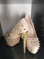 High Heels Pumps Größe 38 sexy Gold Glitzer Niedersachsen - Tespe Vorschau