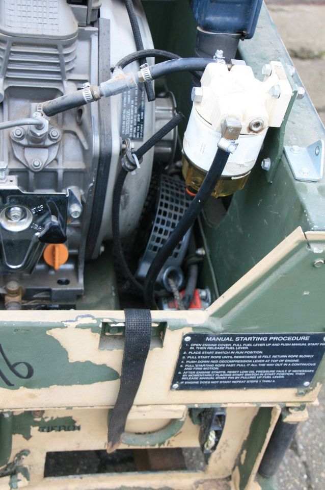 Schlachtfest Diesel Militär Generator 3KW 120/240V Fermont Yanmar in Düren