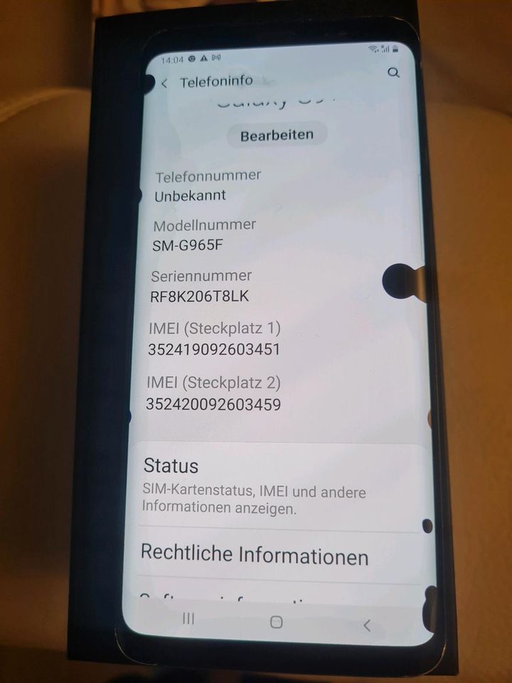 Gebraucht Samsung Galaxy S9 Plus Dual SIM SIM 64GB SM-G965F/DS Mi in Unterschleißheim