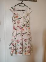 cremefarbenen, geblümtes Orsay Kleid Gröse 34 Bayern - Buchloe Vorschau