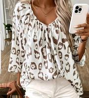 Damen Bluse Leoprint 50/52 Nordrhein-Westfalen - Kleve Vorschau