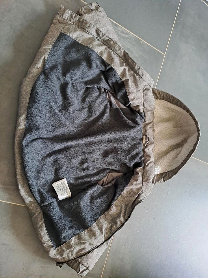 Winterjacke, H&M, Größe 86, Grau in Holle