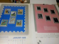 3 Briefmarkenkalender 1986,1991,1992 der Firmengruppe Bischkopf Rheinland-Pfalz - Gierschnach Vorschau