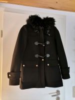 Zara Winterjacke Jacke Übergangsjacke Kunstfell schwarz gold Hessen - Ebsdorfergrund Vorschau