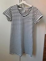 H&M Pyjama Nachthemd Kleid gestreift Streifen XS weiß schwarz Baden-Württemberg - Weinstadt Vorschau