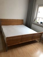 Ikea Rattan Bett 180 x 200 - ohne Matratzen/Lattenrost Bayern - Augsburg Vorschau