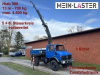 Unimog U 1250 Hiab Kran 13 m max. 4,5 t Zapfwelle Niedersachsen - Heeslingen Vorschau