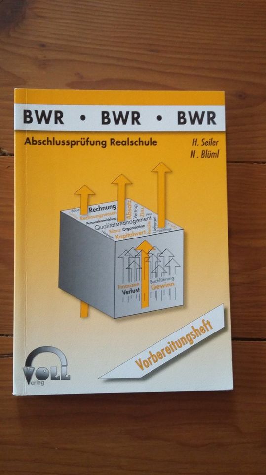 BWR Abschlussprüfung-Vorbereitungsheft Realschule in Benningen