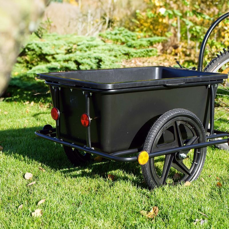 Fahrrad Lastenanhänger 158x69x51 cm bis 80kg, Fahrradanhänger 90L in Gladbeck