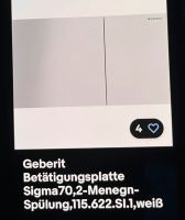 Betätigungsplatte Geberit Glas Sigma 70 Berlin - Nikolassee Vorschau