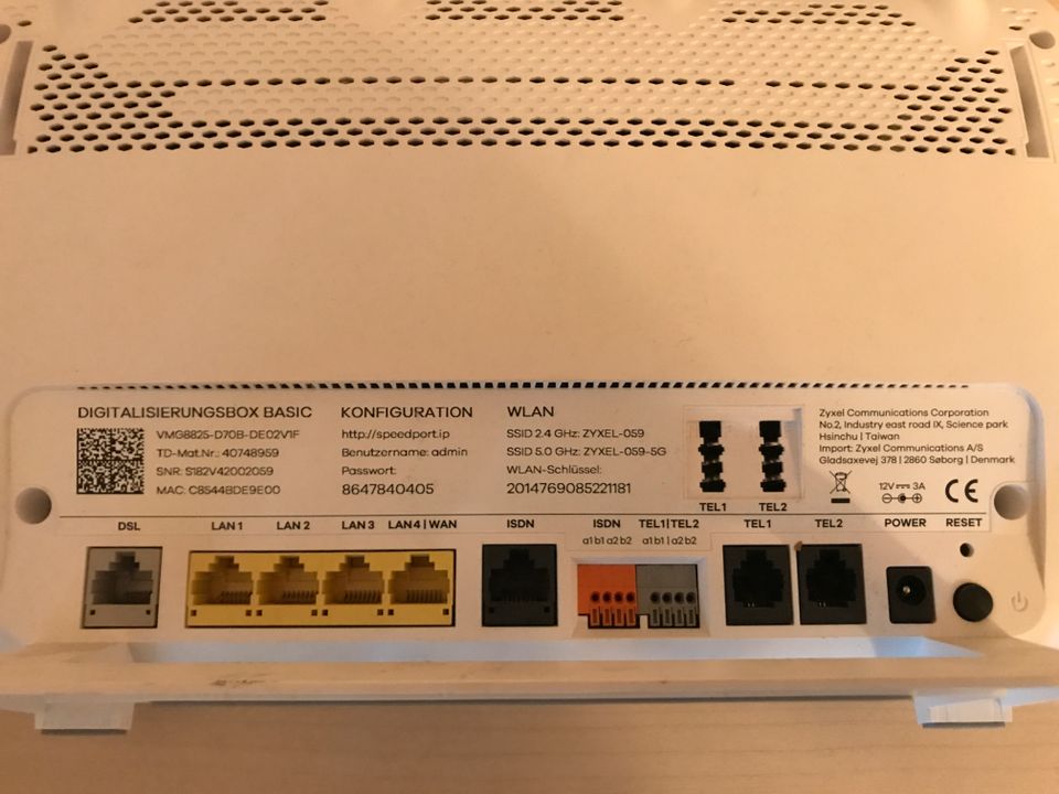 Router Telekom Digitalisierungsbox Basic weiß  zu verkaufen in Aschau am Inn