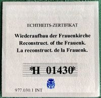 70mm Gedenkmünze 10 Jahre Wiederaufbau Frauenkirche Niedersachsen - Hildesheim Vorschau