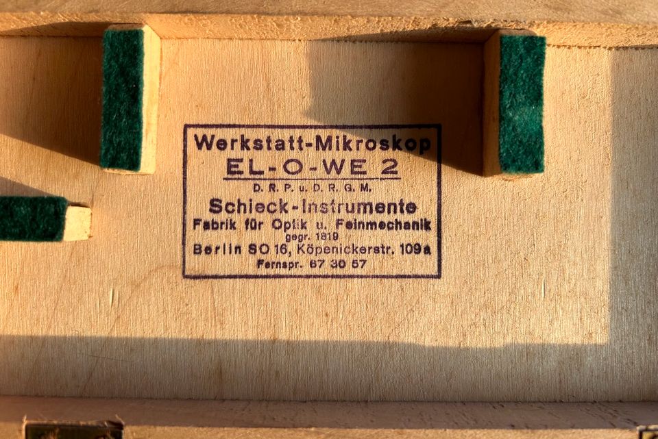 Mikroskop Schieck in Mannheim