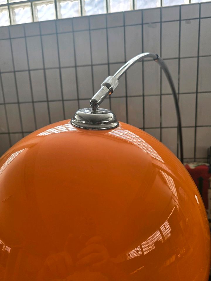 Vintage bogenlampe Orange original 70er stehlampe 325€ in Dortmund