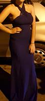 Blaues Abendkleid mit tiefem Ausschnitt S Grösse Bayern - Ansbach Vorschau