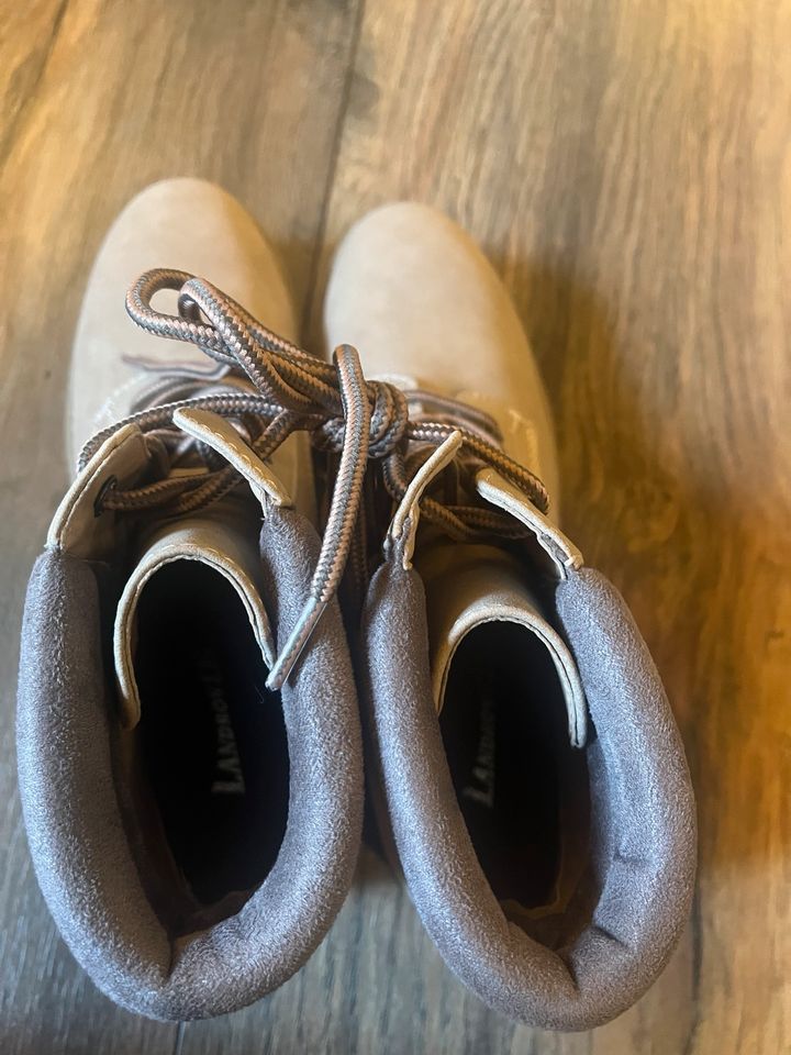 Landrover Schuhe / Stiefel beige/braun - Größe 39 - wie neu in Pracht