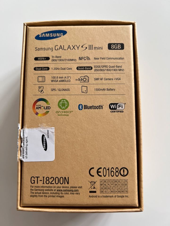 Samsung Galaxy S3 mini GT-I8200N - mit OVP, sehr guter Zustand!!! in Beilngries