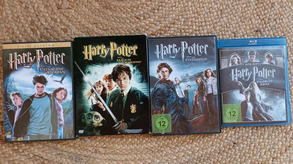 DVD Harry Potter Askaban Schreckens Feuerkelch Halbblutprinz in Spay