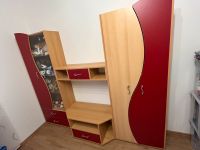 Wohnzimmermöbel buche / rot Bayern - Himmelkron Vorschau