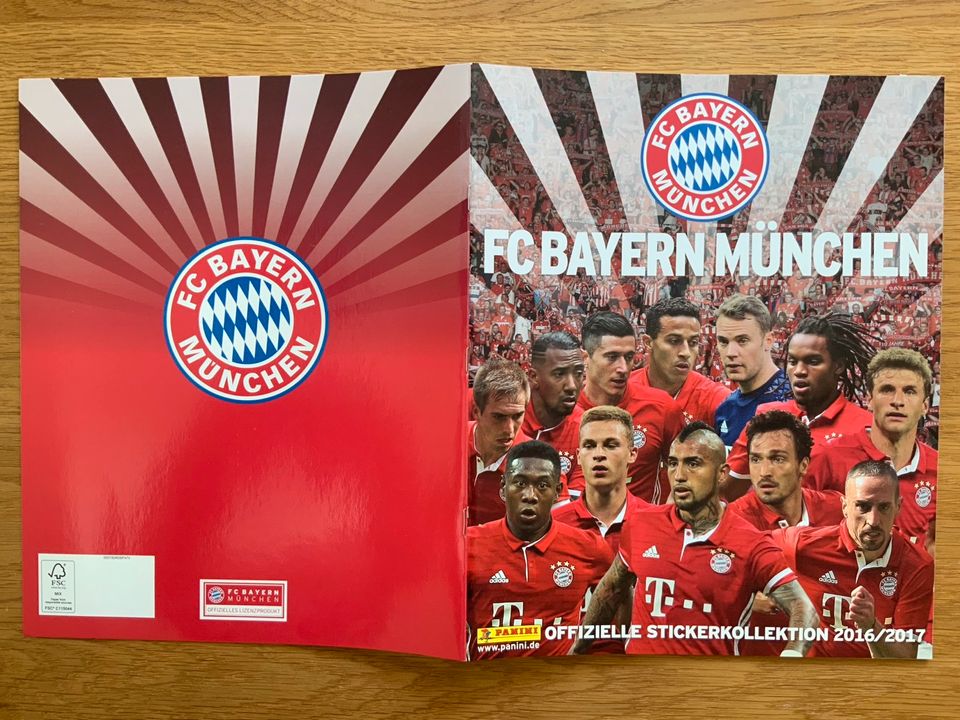 Panini FC Bayern München 2016/17 LEER Album in Gütersloh