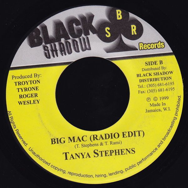 Tanya Stephens – Big Mac Dancehall Reggae 1999 Vinyl Single in Mannheim