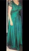 Abendkleid Kleid dunkelgrün guipure spitze Perlen Satin 40 42 neu Hannover - Vahrenwald-List Vorschau