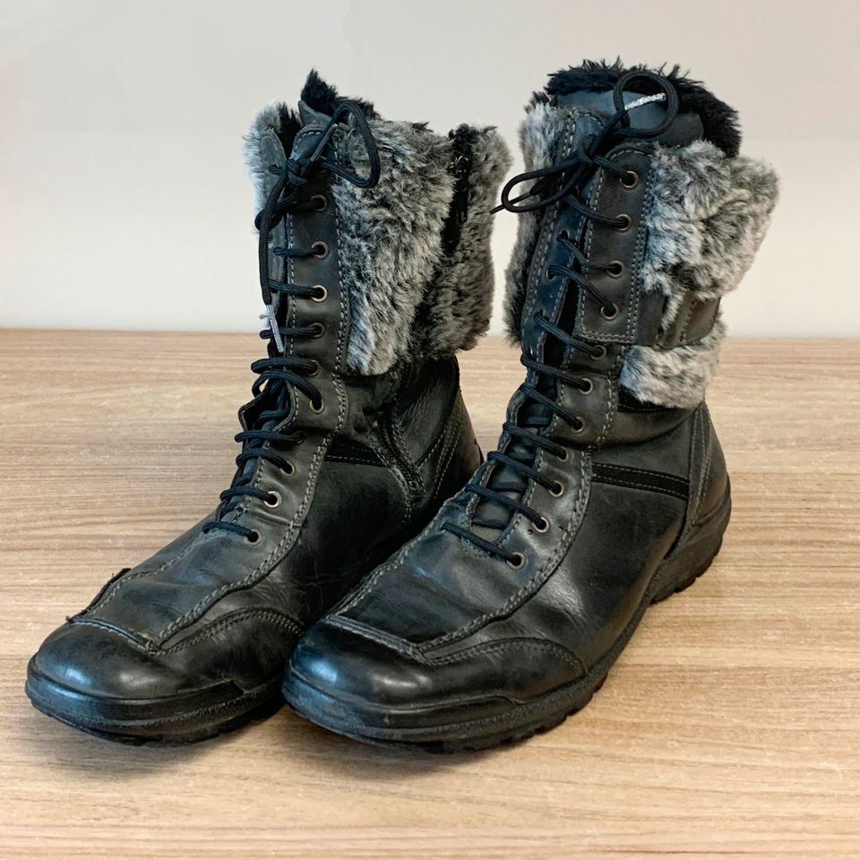 freemood Leder-Stiefeletten Kurzstiefel dunkelgrau Gr.38 in Bayern -  Augsburg | eBay Kleinanzeigen ist jetzt Kleinanzeigen